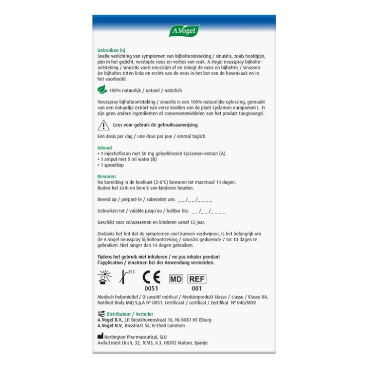 A.Vogel A. Vogel Bijholte OnstekingNeusspray 50 mg