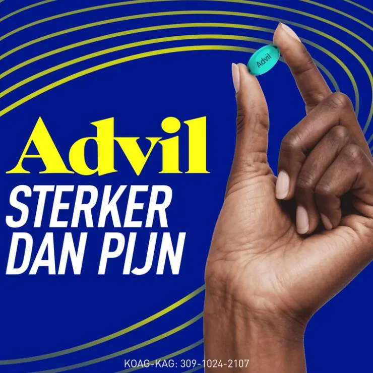 Advil Reliva Liquid-Caps 200 mg Ibuprofen voor Pijn en Koorts 20 stuks