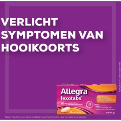 Allegra Fexotabs Hooikoortstabletten 20 stuks