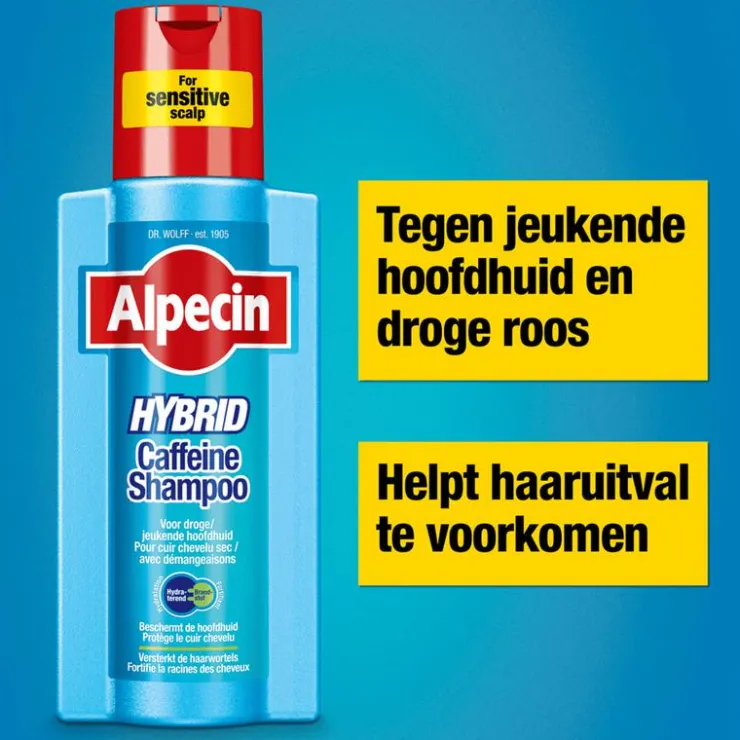 Alpecin Hybrid Cafeïne Shampoo 250 ML