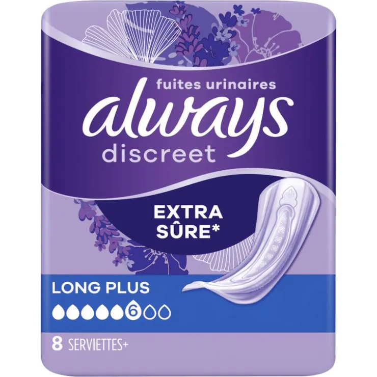 Always Discreet Incontinentieverband Long Plus