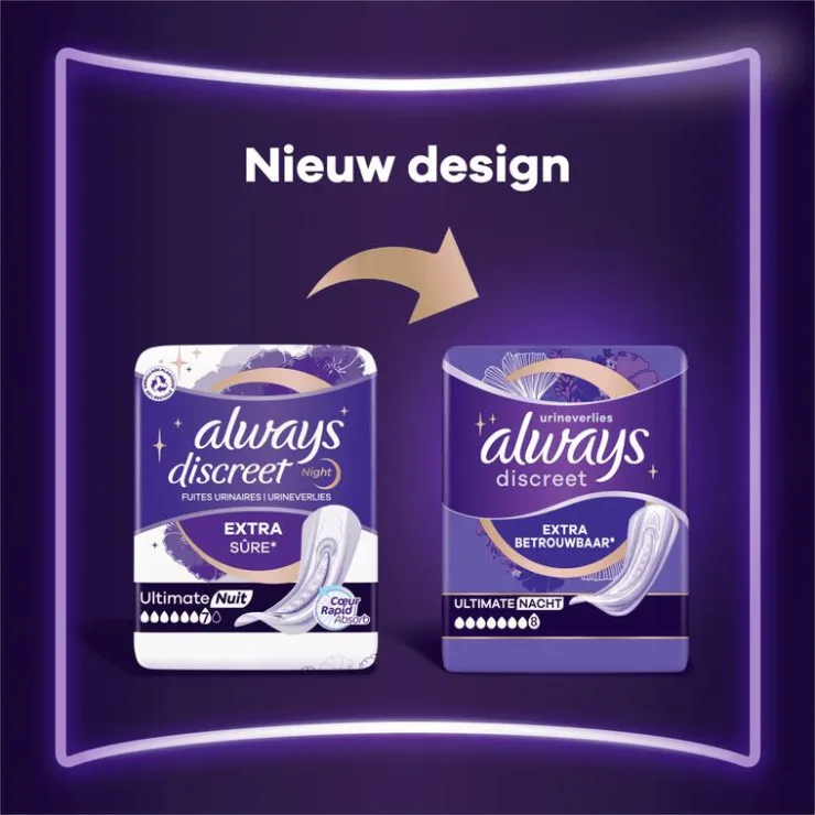 Always Discreet Incontinentieverband Ultimate Night