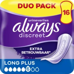 Always Discreet Always Maandverband Discreet Long Plus Duo Pack
