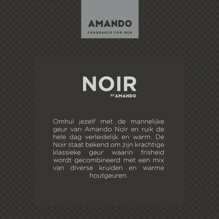Heren Amando Noir Aftershave 50 ML