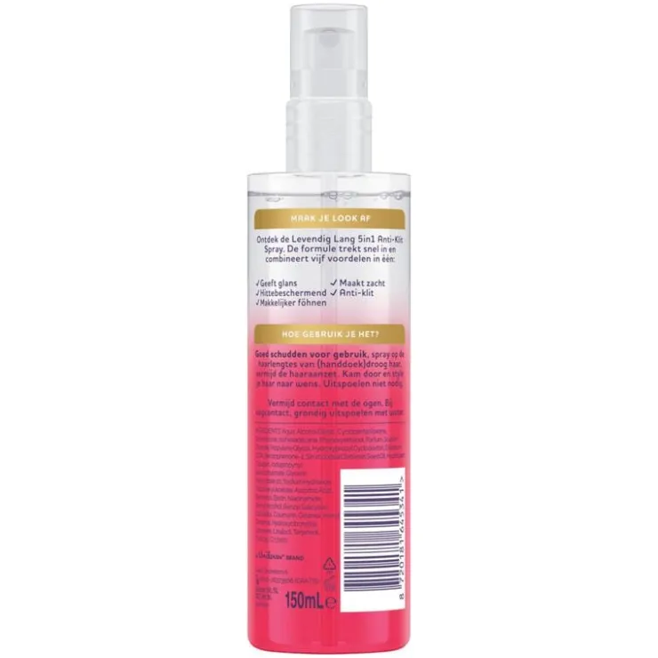 Andrélon Levendig Lang 5in1 Anti Klit Spray 150 ML