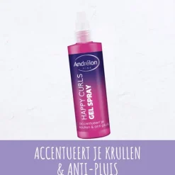 Andrélon Pink Happy Curls Gelspray 200 ML