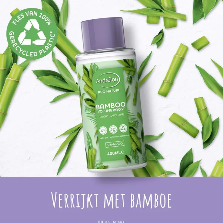 Andrélon Pro Nature Bamboo Volume Boost Shampoo400 ML