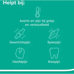 Aspirine 500 mg helpt bij pijn 20 tabletten