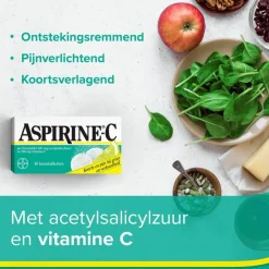 Aspirine C Bruis 400 mg bij griep en verkoudheid 10 tabletten