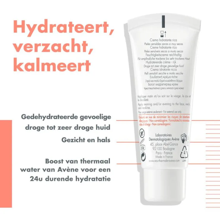 Avène Hydrance Rijk 40 ML