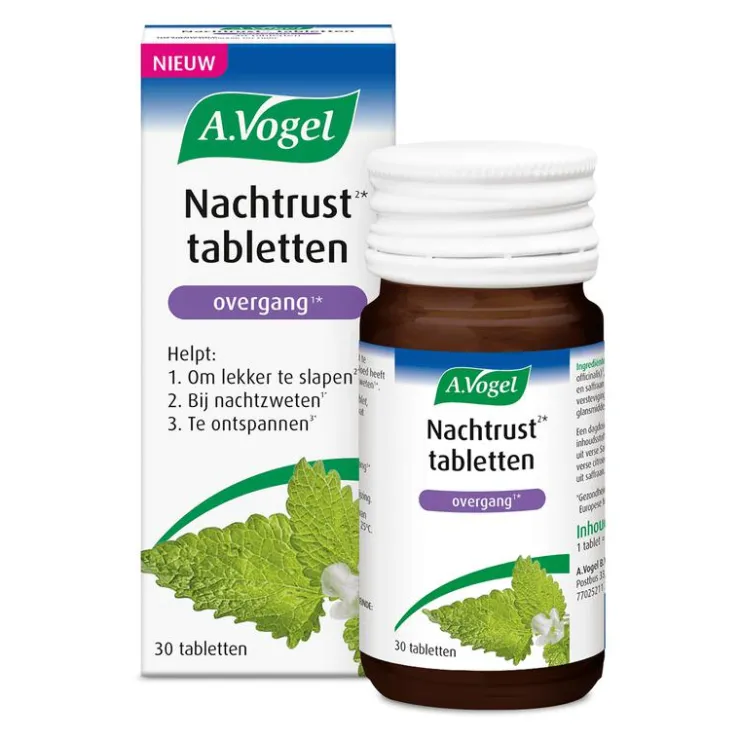 A.Vogel Nachtrust2* Tabletten Overgang1* 30 stuks