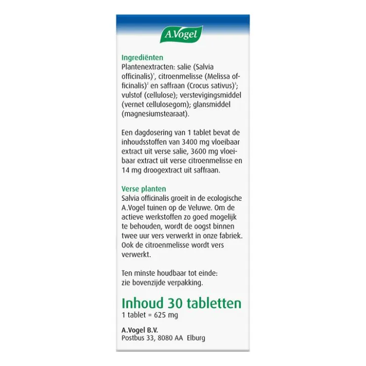 A.Vogel Nachtrust2* Tabletten Overgang1* 30 stuks