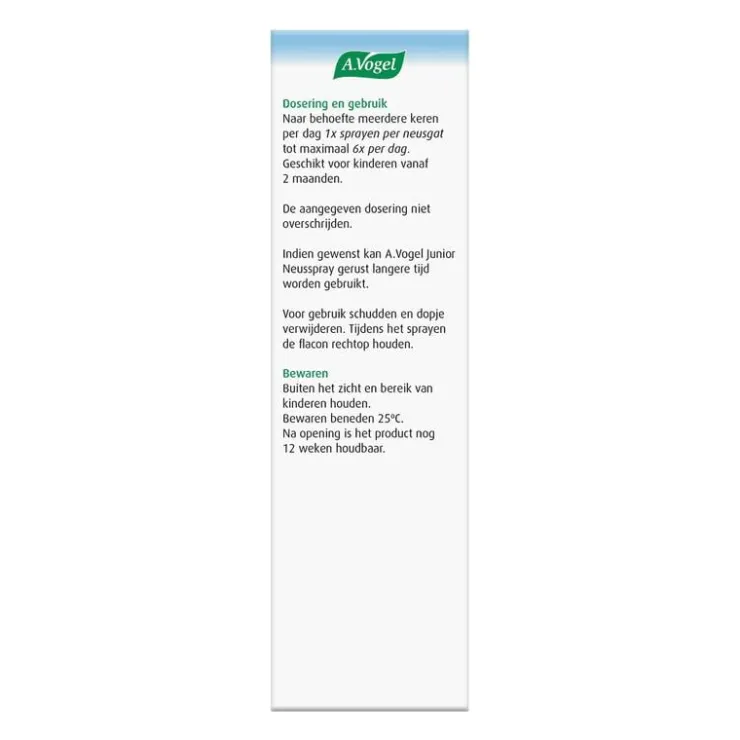 A.Vogel Neusspray Junior bij Verstopte Kinderneusjes Spray 15 ML