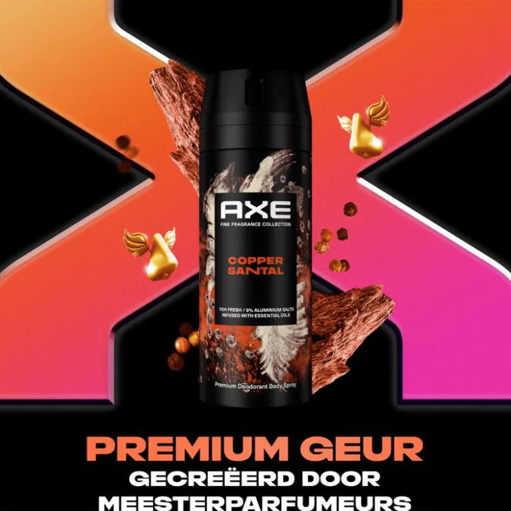 AXE Fine Fragrance Copper Santal Deodorant Bodyspray 150 ML