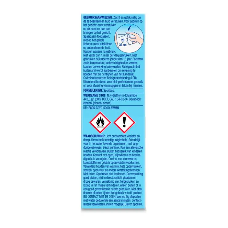 Azaron Anti-Muggen 50% DEET Spray 50 ML