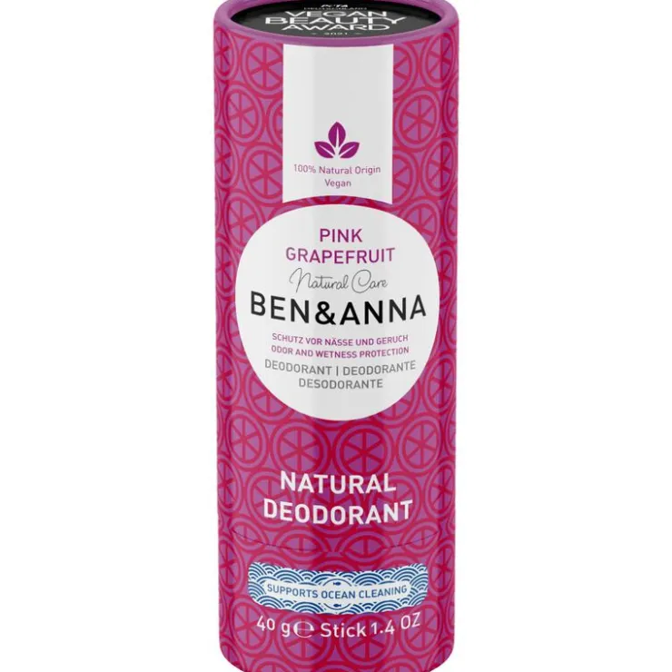 Ben and Anna Ben & Anna Pink Grapefruit Deodorant Stick 40 gram