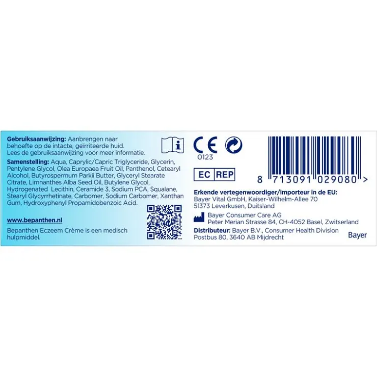 Bepanthen Eczeem Crème 20 GR