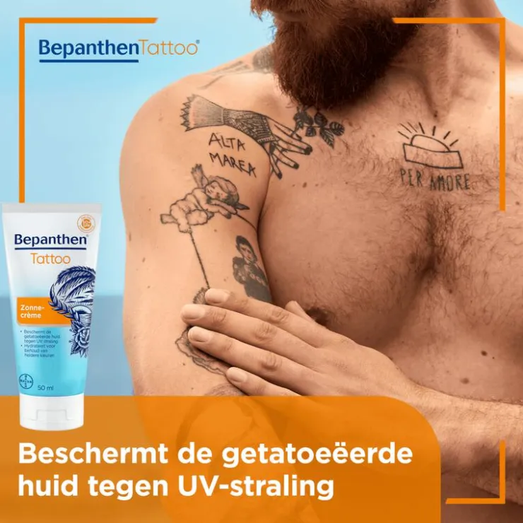 Bepanthen Tattoo Zonnecreme SPF50 50 ML