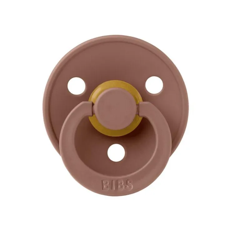 Bibs Anatomische Fopspeen Two Pack Natuurlijk Rubber Woodchuck/Blush Maat 2