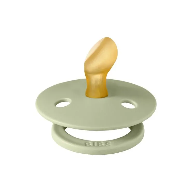 Bibs Anatomische Fopspeen Two Pack Natuurlijk Rubber Ivory/Sage Maat 1