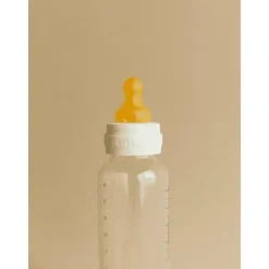 Bibs Babyfles 270 ML Sage met Latex speen en opvouwbaar trechtertje