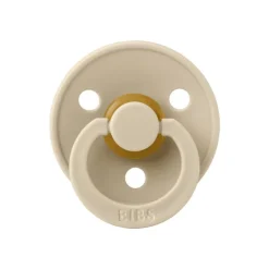 Bibs Fopspeen Two Pack Natuurlijk Rubber Vanilla/Dark Oak Maat 3