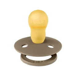 Bibs Fopspeen Two Pack Natuurlijk Rubber Vanilla/Dark Oak Maat 3
