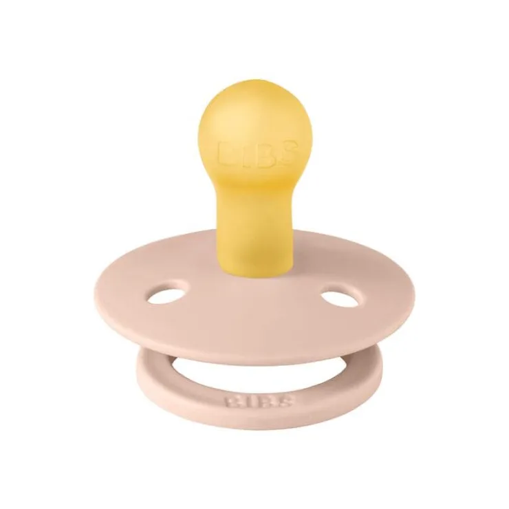 Bibs Fopspeen Two Pack Natuurlijk Rubber Ivory/Blush Maat 1