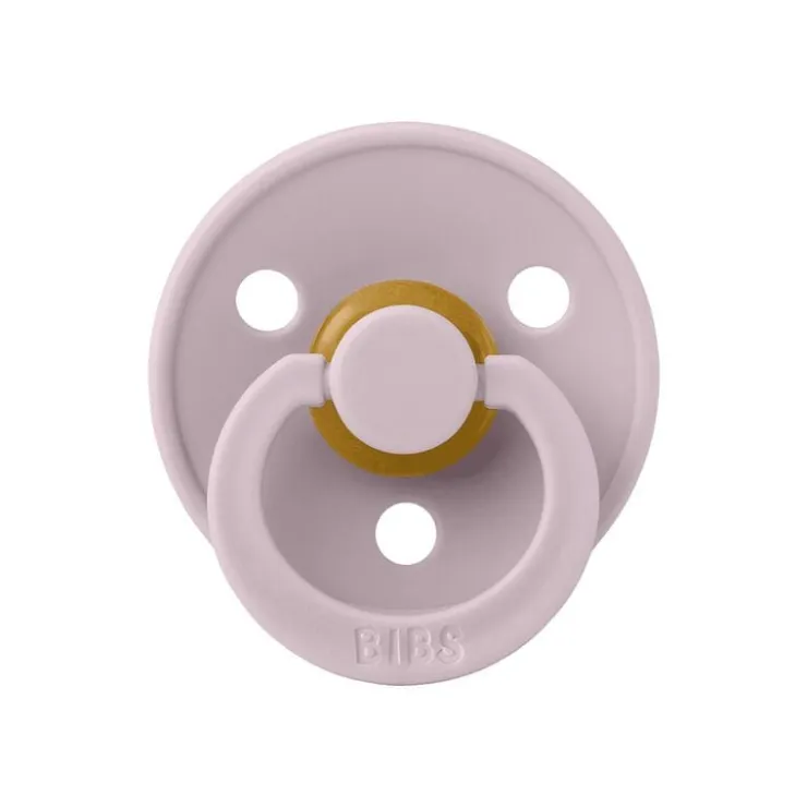 Bibs Fopspeen Two Pack Natuurlijk Rubber Blossom/Dusky Lilac Maat 2