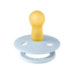 Bibs Fopspeen Two Pack Natuurlijk Rubber Iron/Baby Blue Maat 2