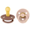 Bibs Fopspeen Two Pack Natuurlijk Rubber Woodchuck/Blush Maat 2