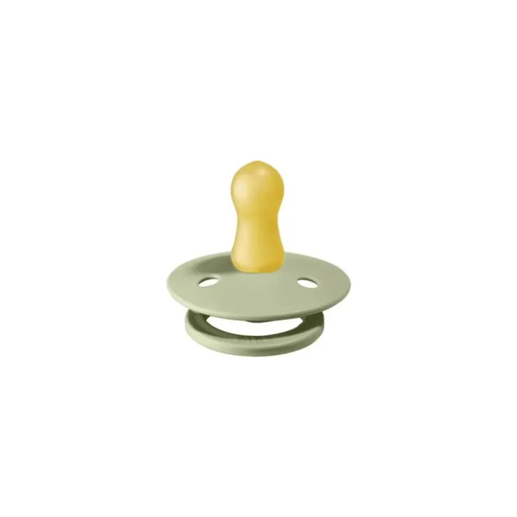 Bibs Fopspeen Two Pack Natuurlijk Rubber Ivory/Sage Maat 1