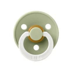 Bibs Glow in the dark Fopspeen Two Pack Natuurlijk Rubber Sage/Cloud Maat 3