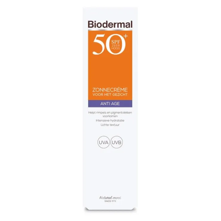 Biodermal Anti Age Zonnecrème voor het gezicht SPF50 40 ML