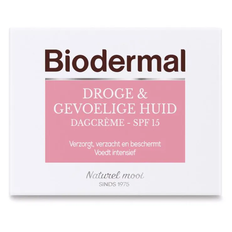 Biodermal Droge & Gevoelige Huid Dagcrème SPF 15 50 ML