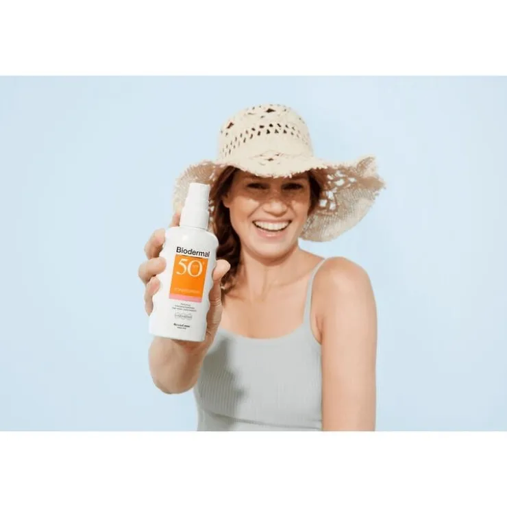 Biodermal Gevoelige Huid Zonnebrand Spray SPF50+ 175 ML