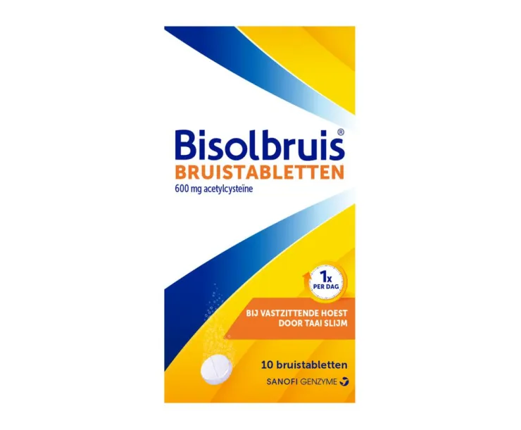 Bisolvon Bisolbruis Bruistabletten Bij Vastzittende Hoest 10 Tabletten