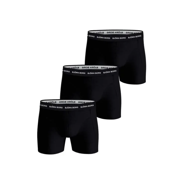 Bjorn Borg BJÖRN BORG Boxershorts Mannen 3-pack Zwart Maat M