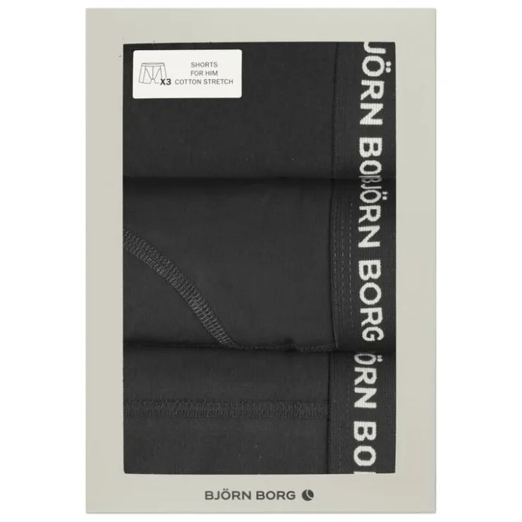 Bjorn Borg BJÖRN BORG Boxershorts Mannen 3-pack Zwart Maat M