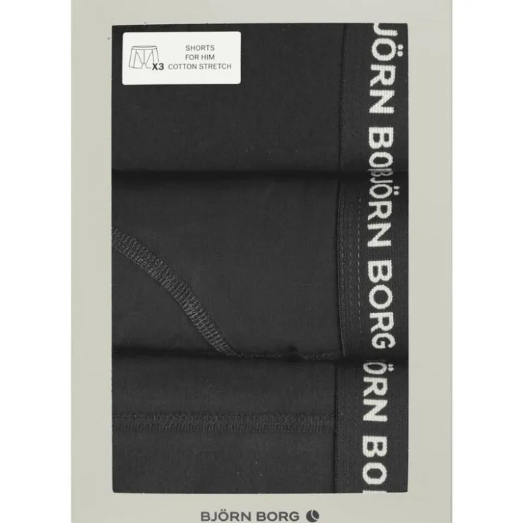 Bjorn Borg BJÖRN BORG Boxershorts Mannen 3-pack Zwart Maat XL