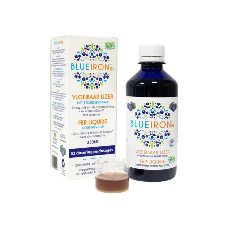 Blue Iron Blueiron Vloeibaar IJzer Elixer Original 330 ml