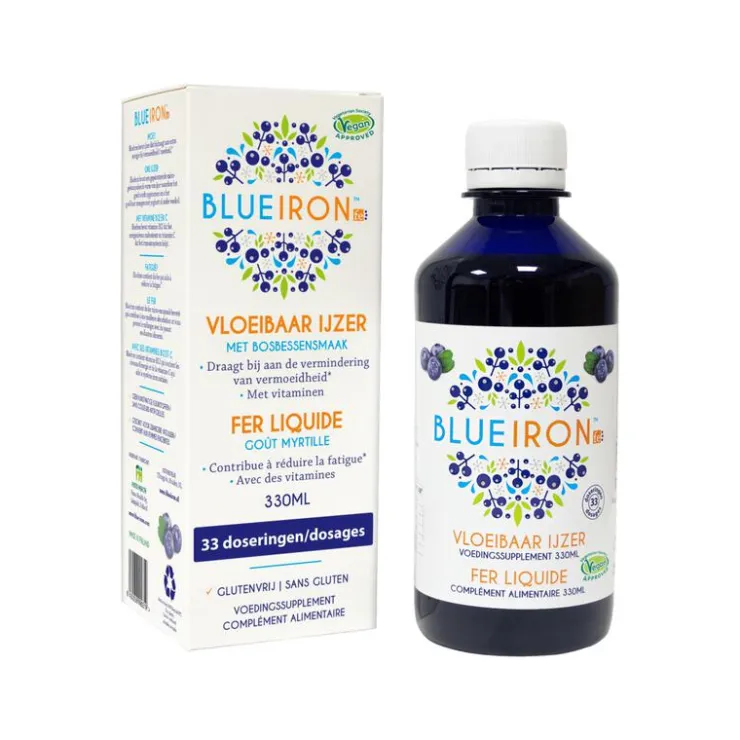Blue Iron Blueiron Vloeibaar IJzer Elixer Original 330 ml