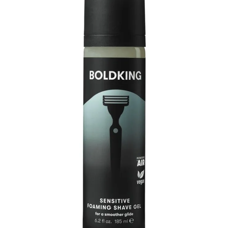 Heren Boldking Foaming shave gel Sensitive 185 ml