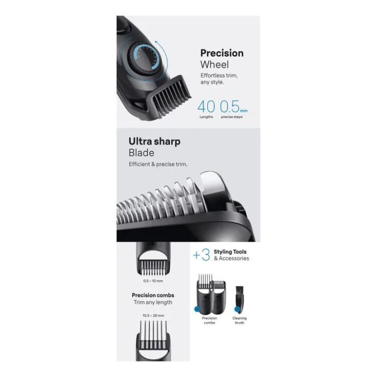 Heren Braun Baardtrimmer Series 3 BT3520