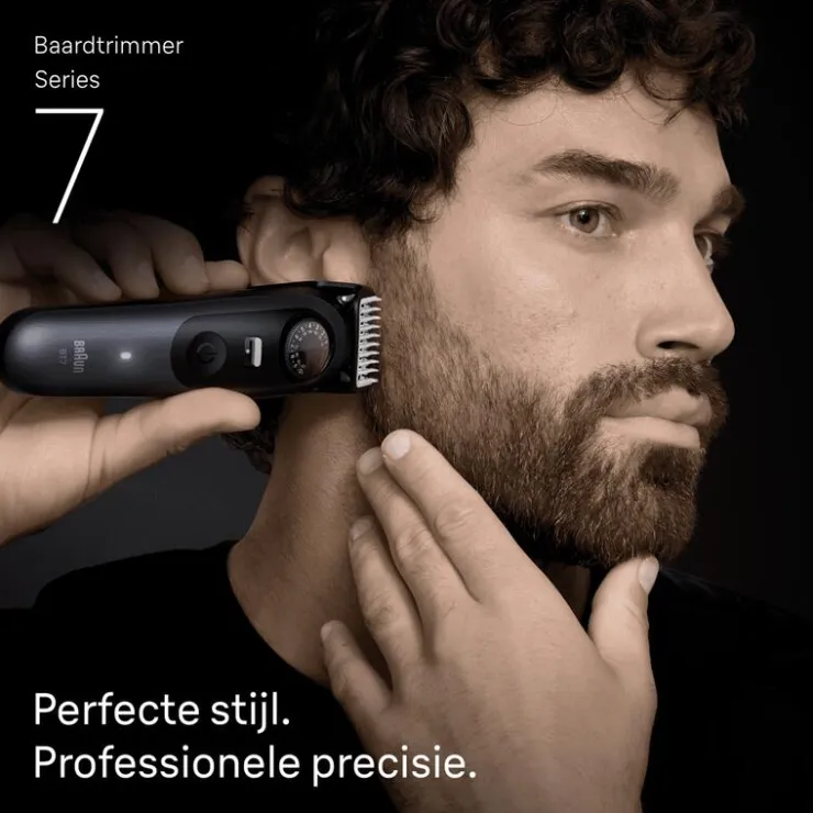 Heren Braun Baardtrimmer Series 7 BT7540