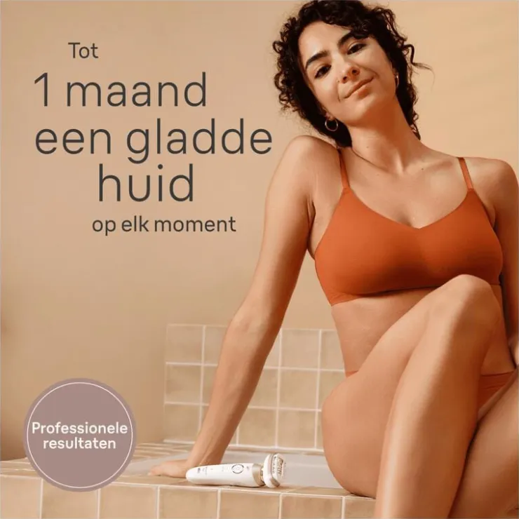 Heren Braun Epilator Silk-épil 9 Flex met 360 Flex Kop