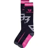 Brunotti Skisokken Zwart/Roze Dames Maat 39-42