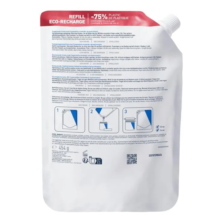 CeraVe Hydraterende Crème Navulling 473 ML