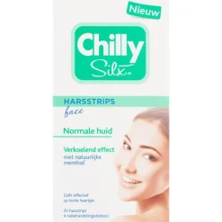 Heren Chilly Silx Harsstrips Face Normale Huid 20 stuks
