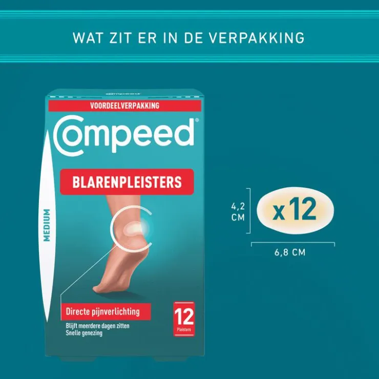 Compeed Blarenpleisters Medium 12 Pleisters